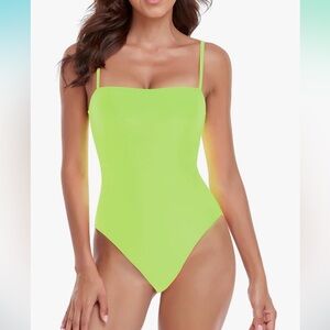 Neon One Piece Swimsuit